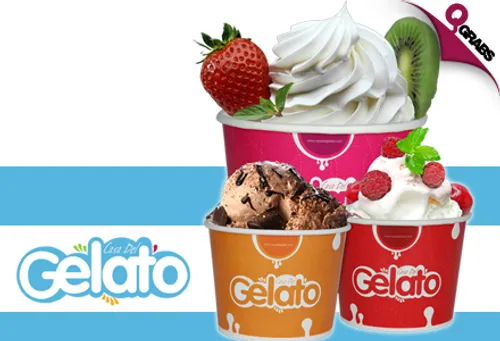 From QR19 Indulge with Sweets Like Penguin Waffles, Gelato & Frozen Yogurt from Casa del Gelato! (Up to QR46 Value)